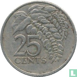 Trinidad en Tobago 25 cents 1981 (zonder FM) - Afbeelding 2