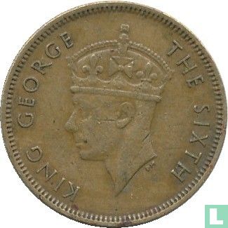 Hong Kong 10 cents 1950 - Afbeelding 2