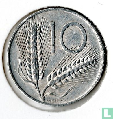 Italië 10 lire 1969 - Afbeelding 2