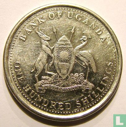 Uganda 100 shillings 2008 - Image 2