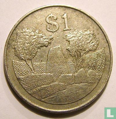 Zimbabwe 1 dollar 1997 - Image 2