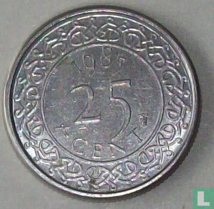 Suriname 25 Cent 1985 - Bild 1