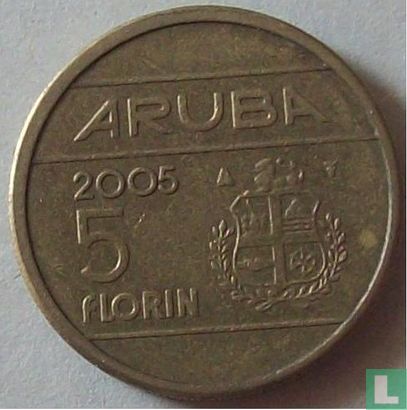 Aruba 5 florin 2005 (aluminium-brons) - Afbeelding 1