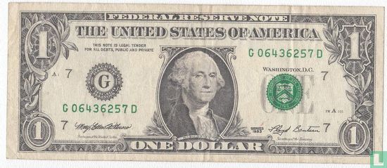 United States 1 dollar 1993 G