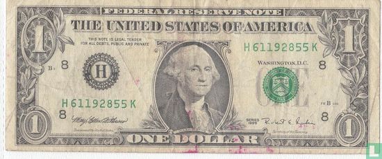 United States 1 dollar 1995 H