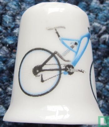 blauwe fiets - Afbeelding 2