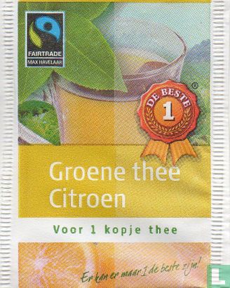 Groene thee Citroen - Afbeelding 1