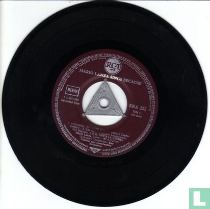 Mario Lanza Sings Because - Afbeelding 3