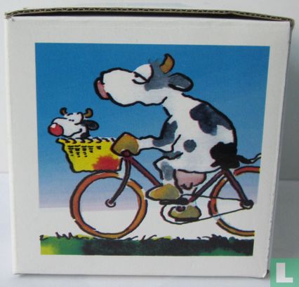 Doosje met koe op fiets - Afbeelding 2