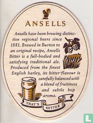 Ansells Bitter   - Afbeelding 1