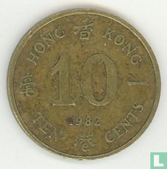 Hong Kong 10 cents 1982 - Afbeelding 1