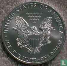 Vereinigte Staaten 1 Dollar 2000 (ungefärbte) "Silver Eagle" - Bild 2
