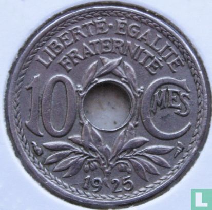 Frankrijk 10 centimes 1925 - Afbeelding 1