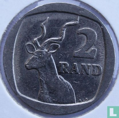 Afrique du Sud 2 rand 1995 - Image 2
