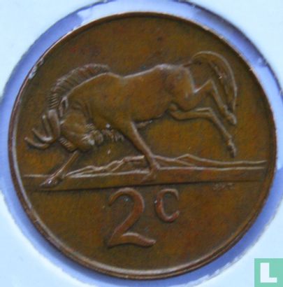South Africa 2 cents 1988 - Image 2
