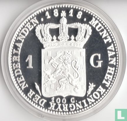 Herslag 1 Gulden 1818 - Image 1