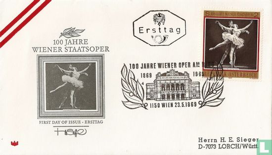 100 years Vienna state opera