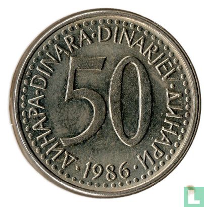Yougoslavie 50 dinara 1986 - Image 1