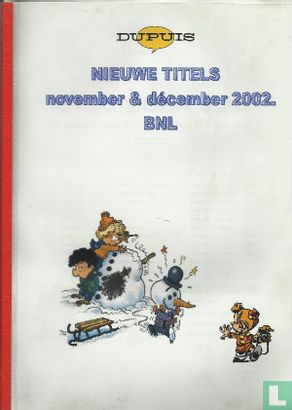 Nieuwe titels november & december 2002 bnl - Afbeelding 1