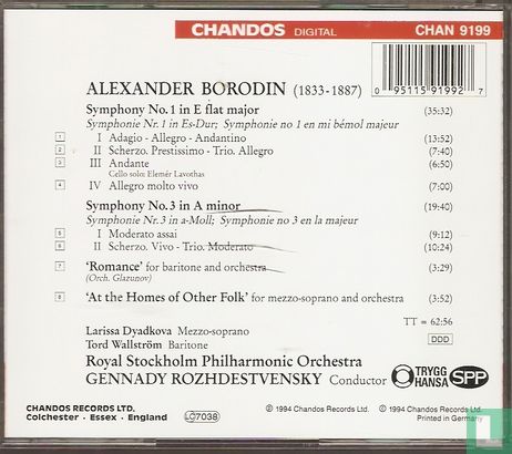 Borodin : Symphonies no. 1 & 3 etc.  - Bild 2