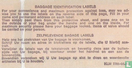 KLM - Baggage (01) - Image 2