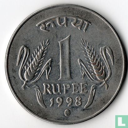 Indien 1 Rupie 1998 (Kremnitz) - Bild 1