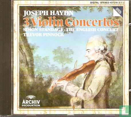3 violin concertos - Afbeelding 1