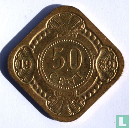 Antilles néerlandaises 50 cent 1989 - Image 1