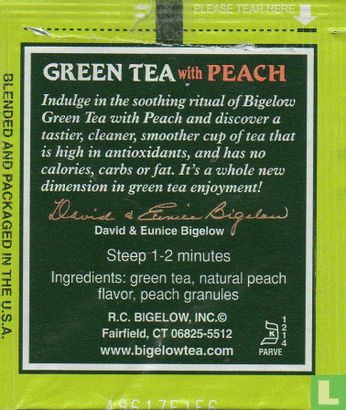 Green Tea with Peach - Afbeelding 2
