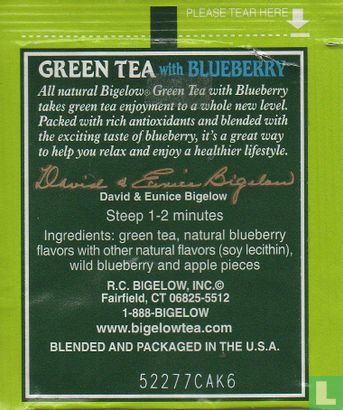 Green Tea with Blueberry - Afbeelding 2