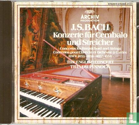 Konzerte für Cembalo und Streicher BWV 1055 - 1058 - Afbeelding 1