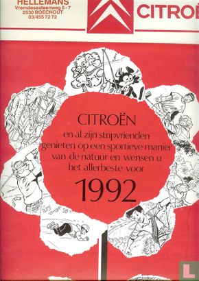 Citroën kalender 1992
