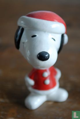 Snoopy bobblehead Santa - Image 1