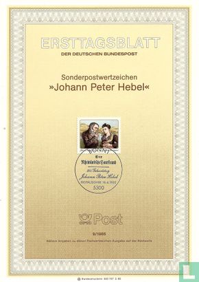 Hebel, Johann Peter 225 années - Image 1