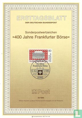 Stock Exchange Frankfurt 1585-1985 - Image 1