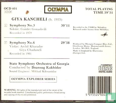 Symphonies 3 & 6 - Afbeelding 2