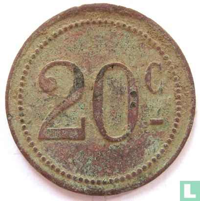 Frankrijk noodgeld 20 centimes - Image 1