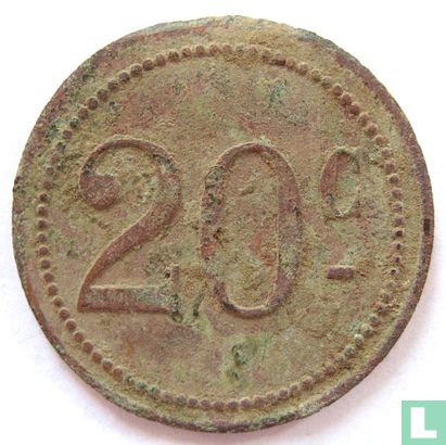 Frankrijk noodgeld 20 centimes - Image 2