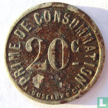 Frankrijk noodgeld 20 centimes AR - Afbeelding 1