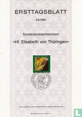 Thüringen, Elisabeth von 750 jaar - Afbeelding 1
