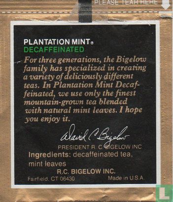 Plantation Mint [r] Decaffeinated - Afbeelding 2
