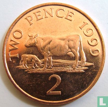 Guernsey 2 pence 1999 - Image 1