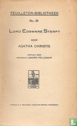 Lord Edgware sterft - Afbeelding 3