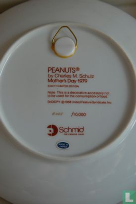Peanuts Mother's day plate - Image 3