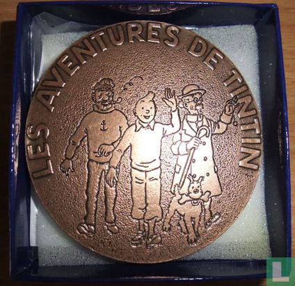 Medaille Kuifje - Presse-papier Hergé - Afbeelding 1