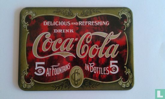 Plaatje Coca-Cola 'Delicious and Refreshing'