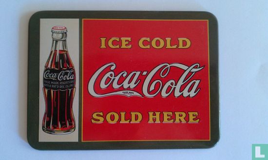 Plaatje Coca-Cola 'Ice Cold, Sold Here'