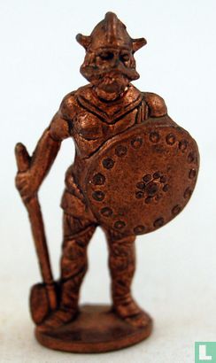 Viking with axe and shield (copper) - Image 1