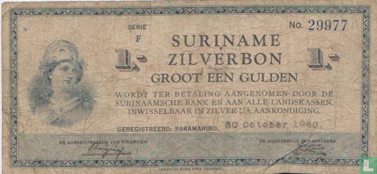 Suriname 1 Gulden 1940 - Afbeelding 1
