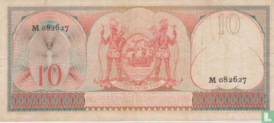Suriname 10 Gulden 1957 - Bild 2